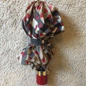 Authentic Burberry heart printed umbrella